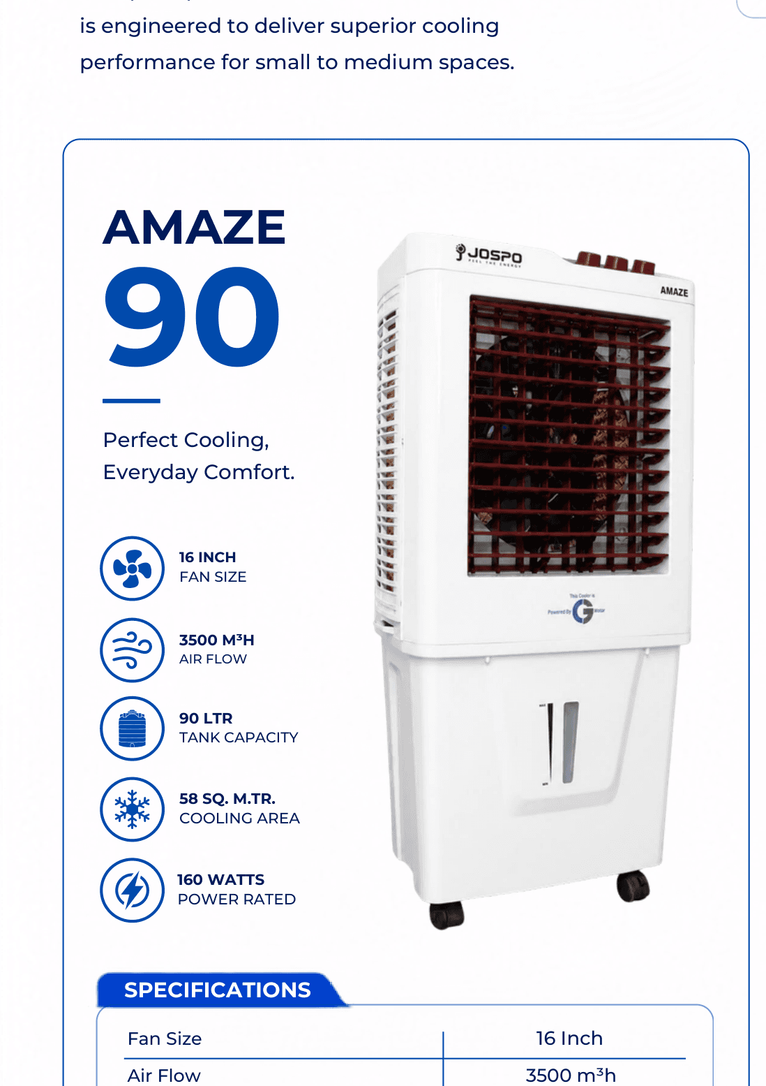 JOSPO Amaze 90